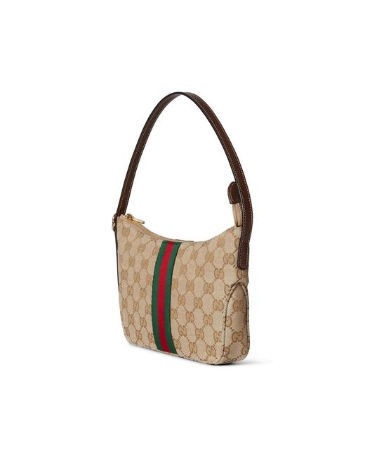 Gucci White Neutrals Shoulder Bags for men