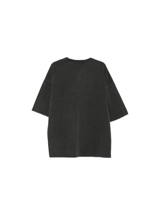 Entire studios Black Faded-Effect T-Shirt for men