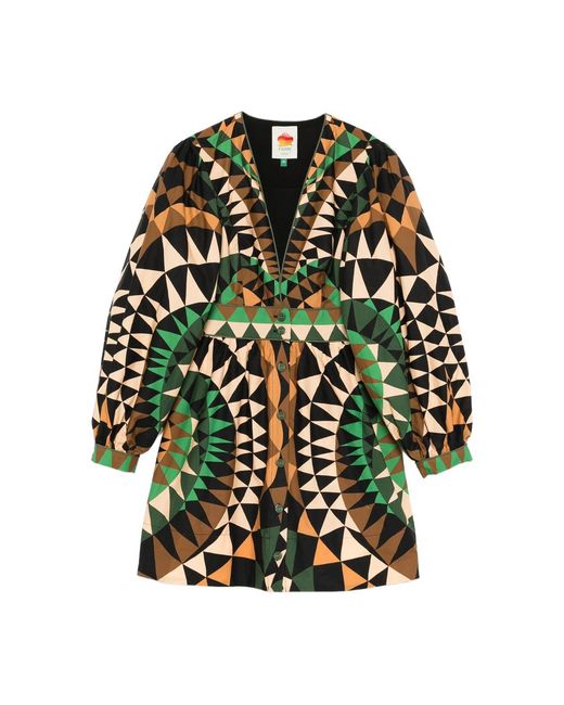 Farm Rio Shirts Black, Green