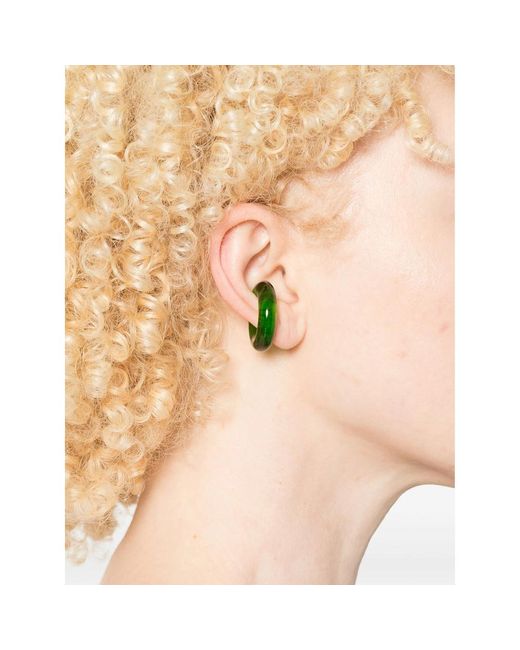 Fiorucci Green Translucent Ear Cuff