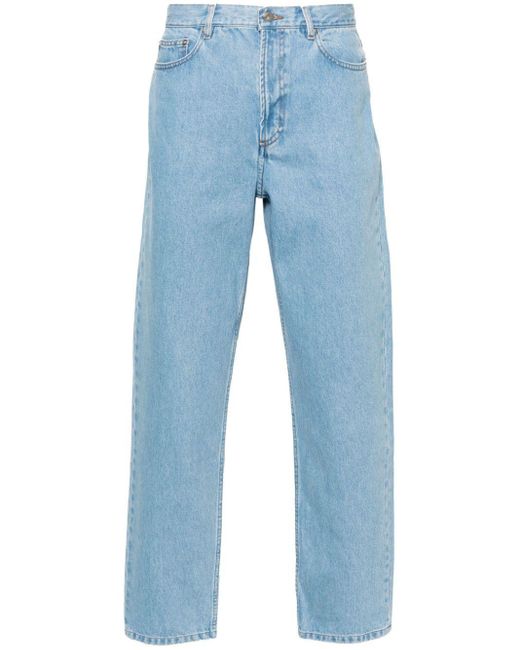 A.P.C. Blue Martin High-Rise Straight-Leg Jeans for men
