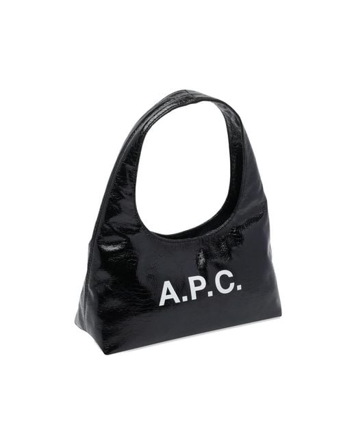 A.P.C. Black Baby Ninon Shoulder Bag