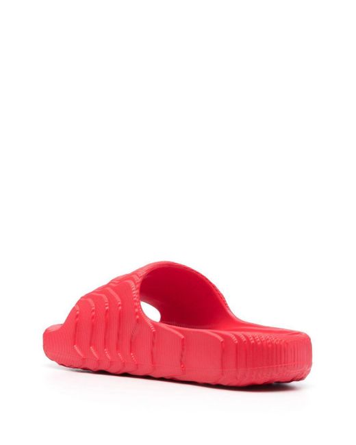 Adidas Pink Adilette 22 3d-detail Slides