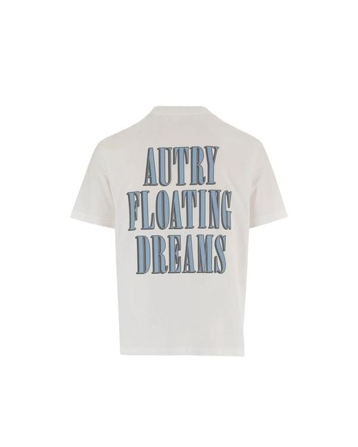 Autry White T-Shirt Crew Neck for men