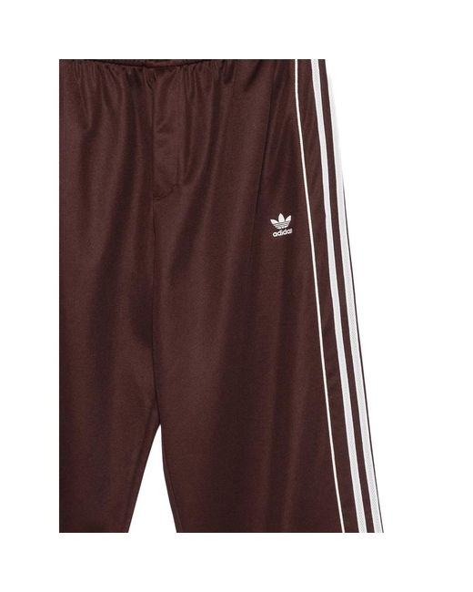 Adidas Brown Wales Bonner Side-Stripe Track Pants for men