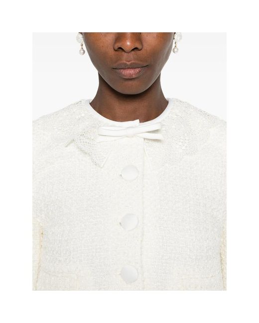 Self-Portrait White Neutrals Jackets