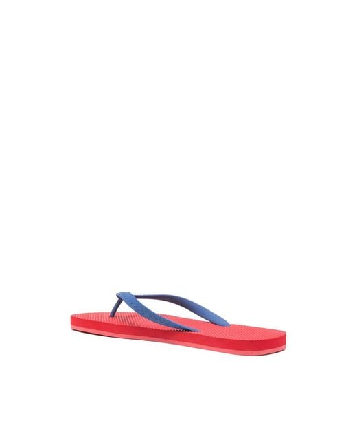 DSquared² Red Flip Flops for men