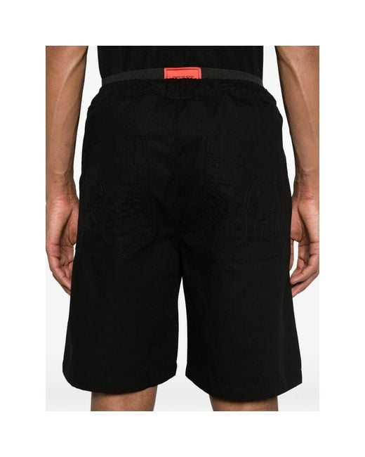 Vision Of Super Black Elasticated-Waistband Shorts for men
