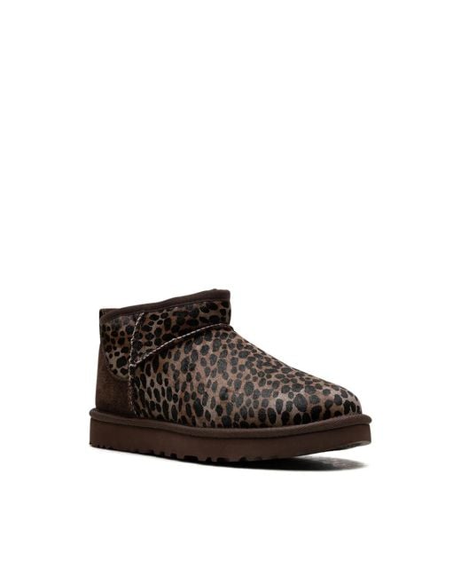 Ugg Brown Classic Ultra Mini Caspian "Burnt Cedar" Boots