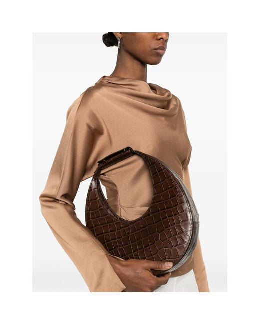 Staud Brown Moon Tote Bag