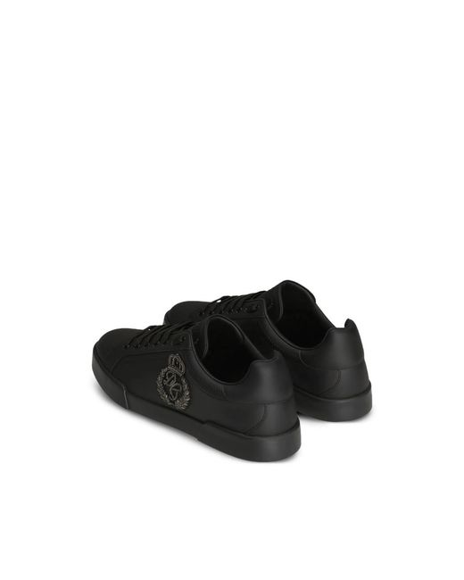 Dolce & Gabbana Black Sneakers for men