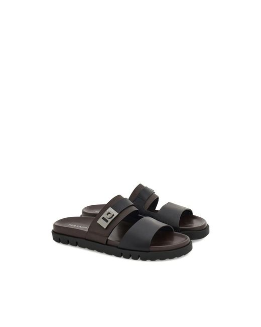 Ferragamo Black Sandals for men