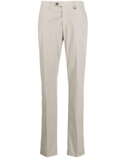 Canali Gray Straight-leg Trousers for men