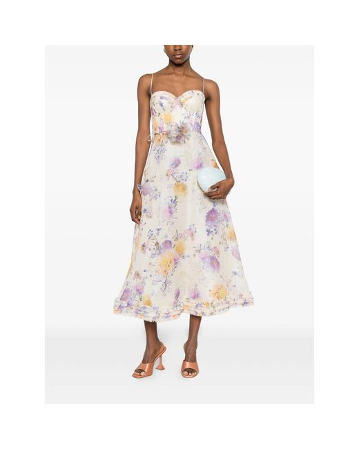 Zimmermann White Midi Dresses