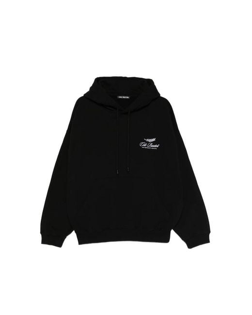 Cole Buxton Black Logo Hooded Sweatshirt for men
