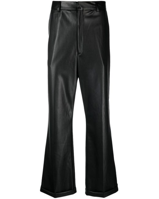 Eraldo Black High-Waist Bootcut Trousers for men