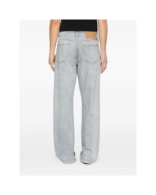 MM6 by Maison Margiela Blue Distressed Jeans for men