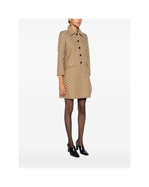Gucci Natural Neutrals Coats