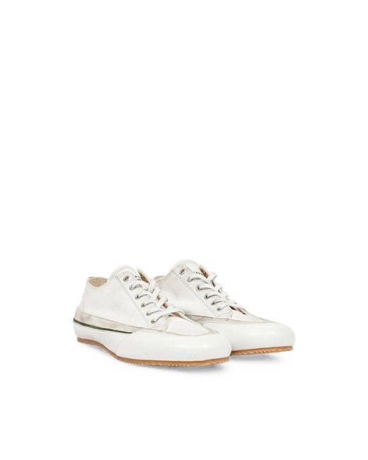 Maison Margiela White Traveller Low-Top Sneakers for men