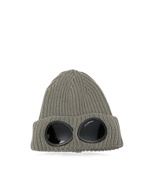 C P Company Gray Hats for men