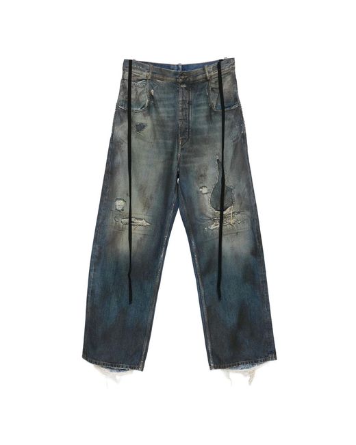 Ann Demeulemeester Gray Pant