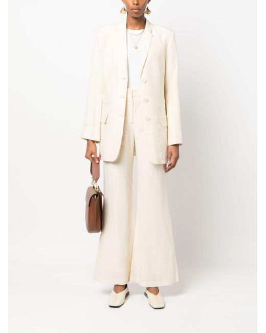 By Malene Birger White Birger Carass Flared Trousers