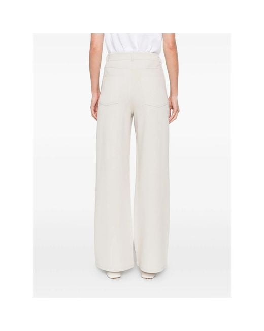 Max Mara White 'Max Mara Neutrals Trousers