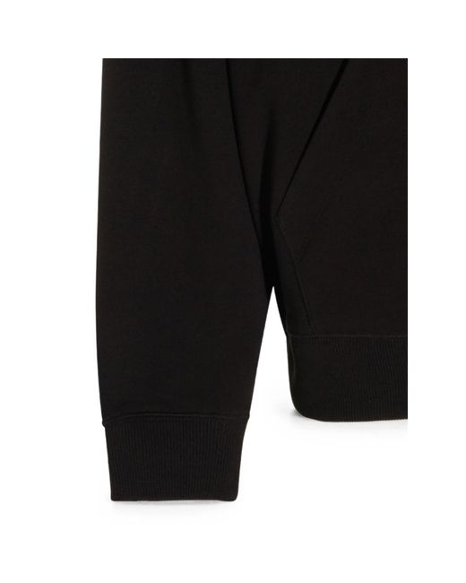 Y-3 Black French Terry Liquid Logo-Print Drawstring Hoodie for men