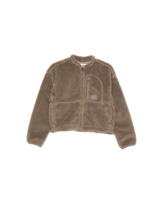 The North Face Brown Zip-Up Fleece Jacket