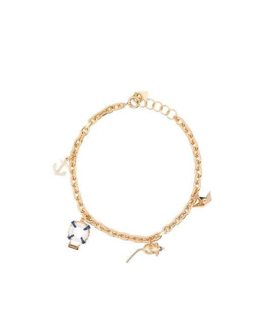 Vivetta Metallic Charm-Chain Necklace