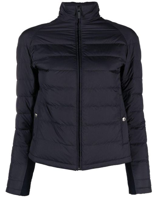 Thom Browne Blue Zipped-Up Padded Jacket