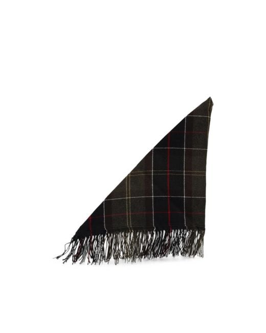 Barbour Black Kirklees Tartan Scarf