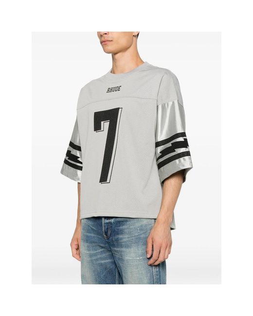 Rhude Gray T-Shirts & Vests for men