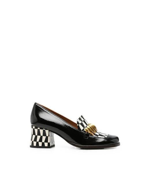 Chie Mihara Black Tibro Embellished Loafers