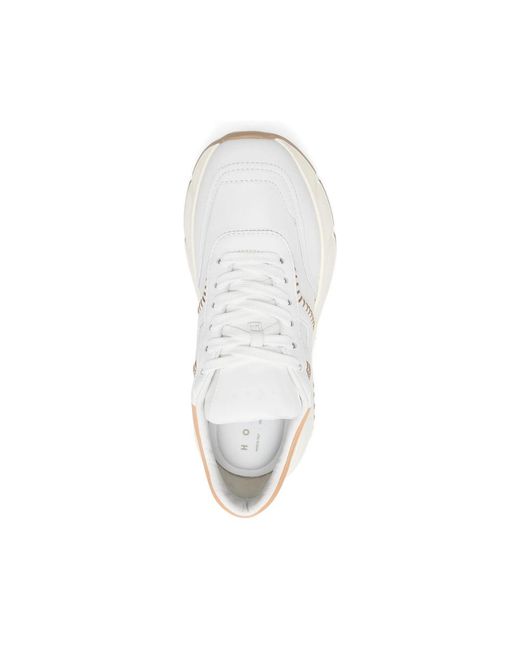 Hogan White H669 Allacciato H Impunture