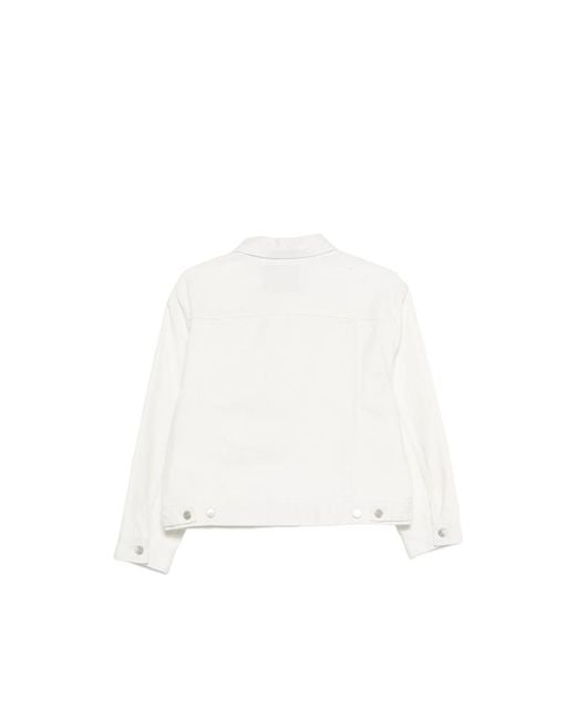 DUNST White Denim Trucker Jacket for men