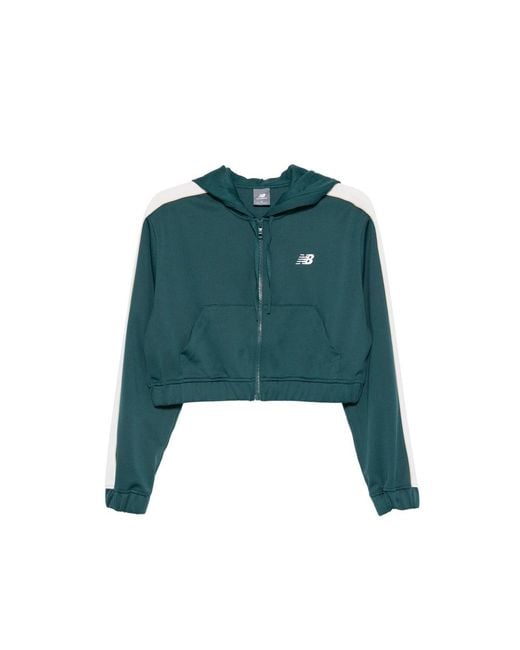 New Balance Green Hooded Sweatshirt