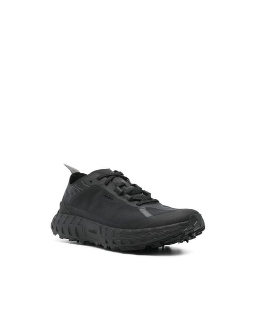 Norda Black Logo-Embellished Sneakers for men