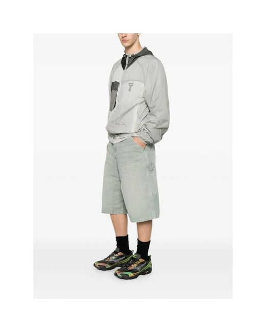 Carhartt Gray Double-Knee Shorts for men