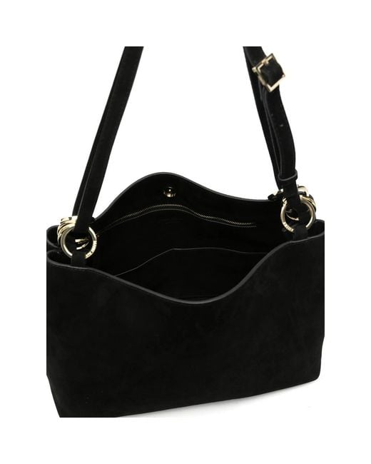 MANU Atelier Black Eterno Leather Shoulder Bag