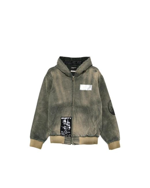 Enfants Riches Deprimes Green Graphic Hooded Jacket for men