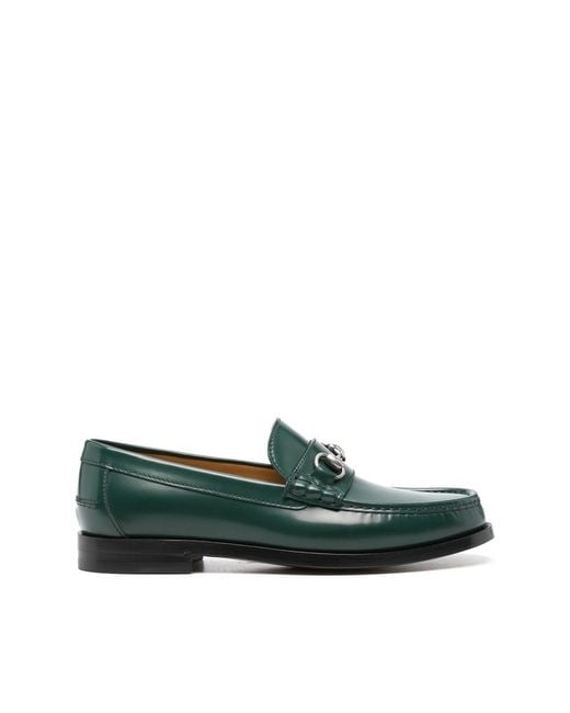 Gucci Green Loafers for men