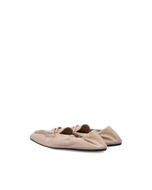 Miu Miu Natural Neutrals Loafers