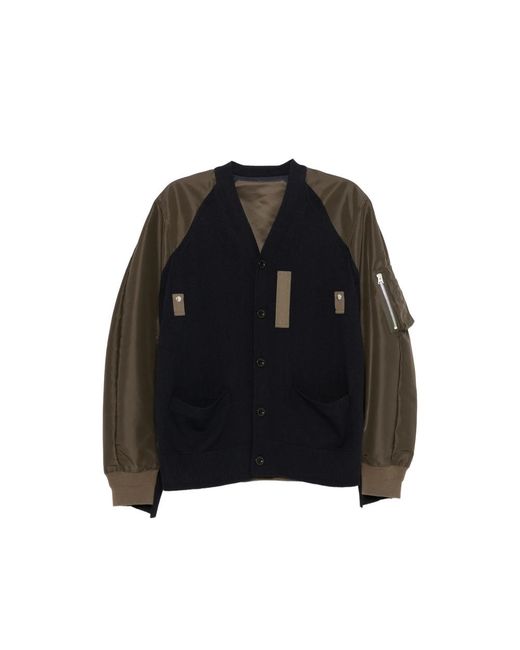 Sacai Black Jackets for men