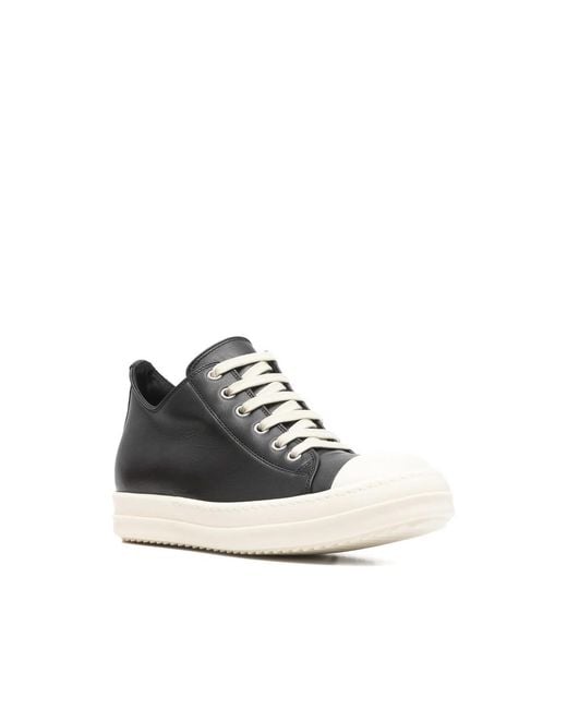 Rick Owens Black Sneakers