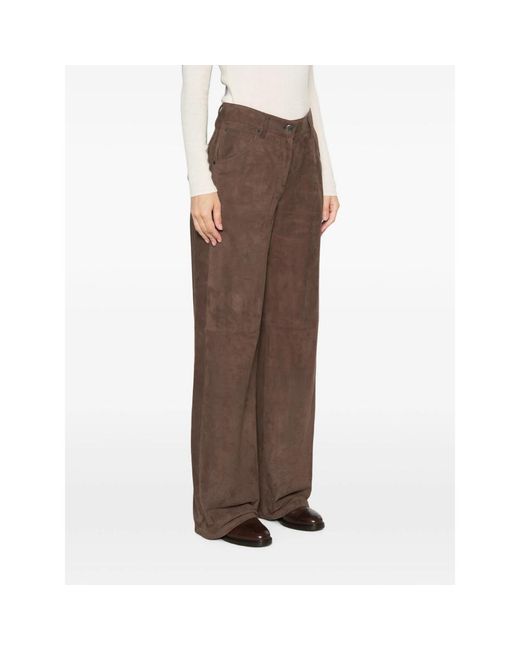 Brunello Cucinelli Brown Trousers