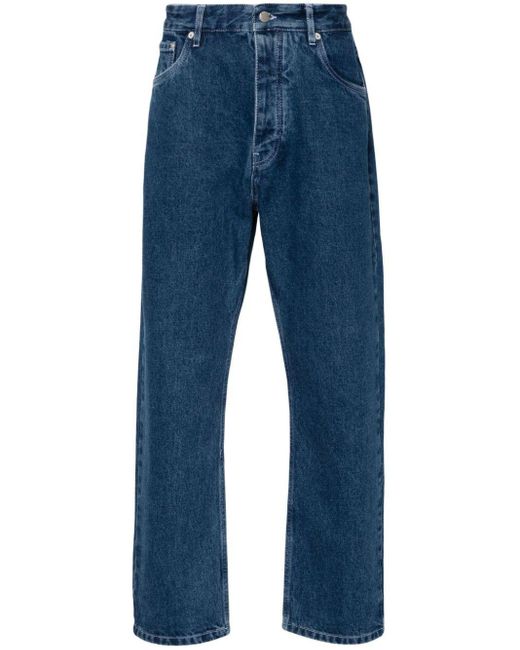 Studio Nicholson Low-Rise Straight-Leg Jeans in Blue for Men | Lyst