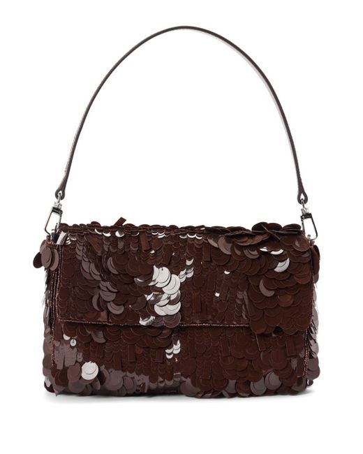 Staud Brown Timmy Shoulder Bag