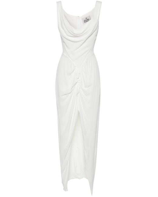Vivienne Westwood White Long Panther Dress