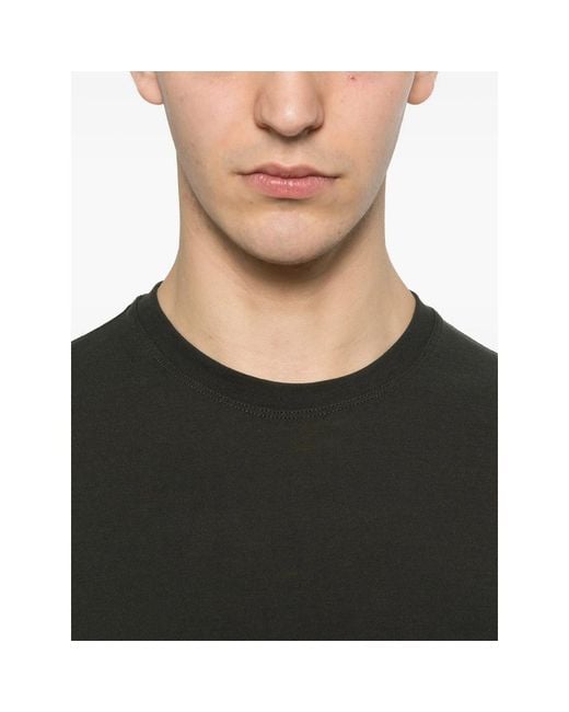 Zanone Green Roubd-Neck T-Shirt for men